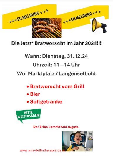 Letzte Woscht im Jahr